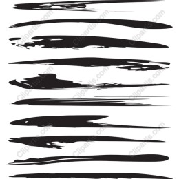 Black Brush Stroke Collection