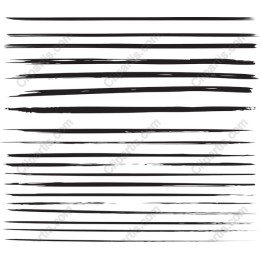 Dynamic Black Brush Stroke