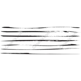 Black Brush Stroke Set