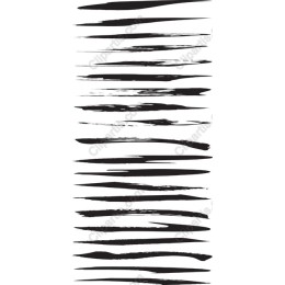 Hand-Drawn Paint Strokes Collection