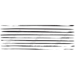 Hand-Drawn Brush Stroke Set