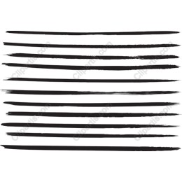Black Brush Stroke Set