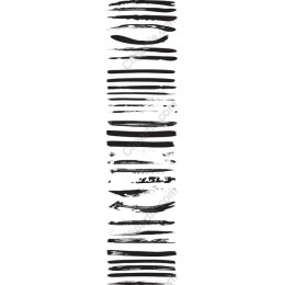 Dynamic Black Brush Stroke Set