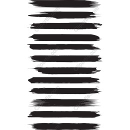 Black Ink Brush Stroke Collection