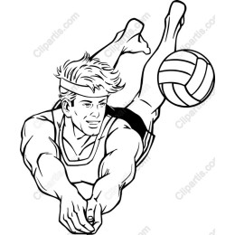 Dynamic Volleyball Player