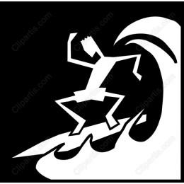 Stylized Surfer