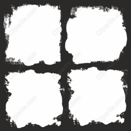 Grunge Square Frames Pack