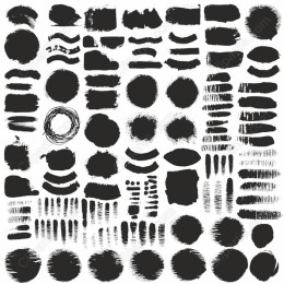 Black Brush Stroke Pack