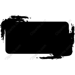 Artistic Black Brush Stroke Frame