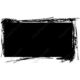 Black Brushstroke Artistic Frame