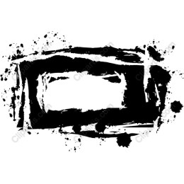 Grunge Brush Stroke Frame
