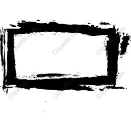 Artistic Brush Stroke Frame
