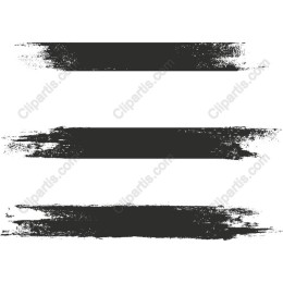 Black Grunge Brush Stroke