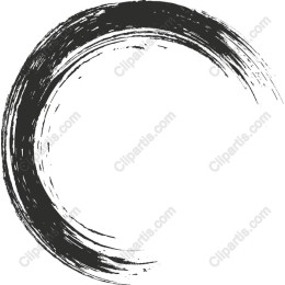 Dynamic Brushstroke Circle