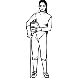 Female Fencer