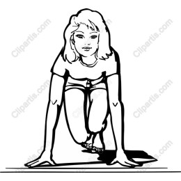Dynamic Female Athlete