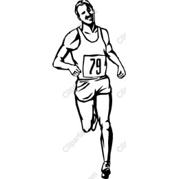 Dynamic Male Runner