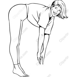 Joyful Stretching Woman