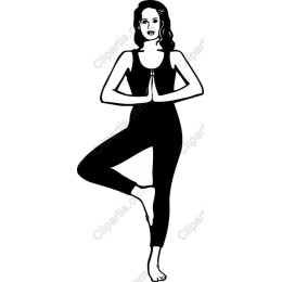Elegant Yoga Pose