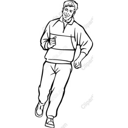 Dynamic Jogging Man