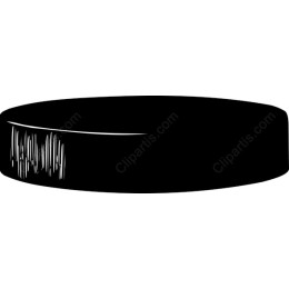Premium Black Hockey Puck