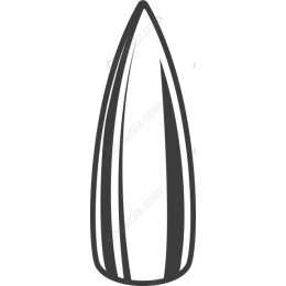  Nail Art - Elegant Tapered Shape