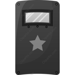 Modern Black Shield