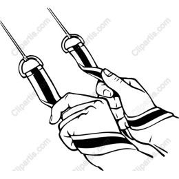 Hands Gripping Exercise Cables