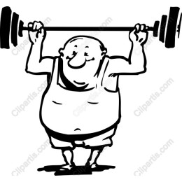 Cheerful Weightlifter