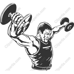 Fitness Motivational - Dumbbell Shoulder Press