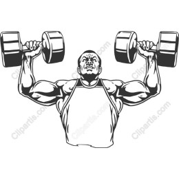 Muscular Fitness - Dumbbell Lifting Graphic