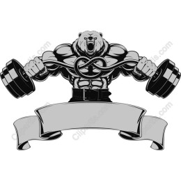 Powerlifting Bear