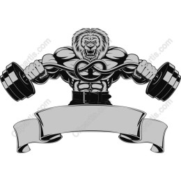 Dynamic Lion Weightlifting
