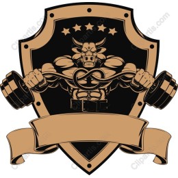 Muscular Bull Strength
