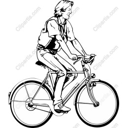 Cyclist on a Bicycle