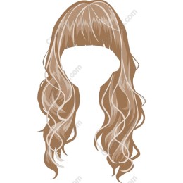 Wavy Brown Hair