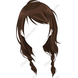 Long Brown Braided Hair