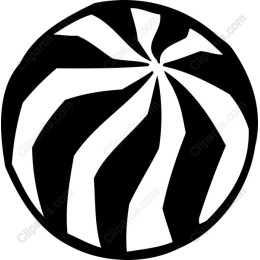 Modern Striped Ball