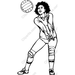 Dynamic Volleyball Player
