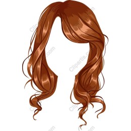 Auburn Waves: Elegant Hair