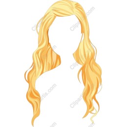 Flowing Blonde Hair in and