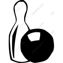 Bowling Pin and Ball
