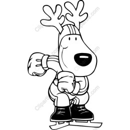 Reindeer Ice Skating