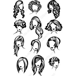 12 Stylish Hair - Complete Collection