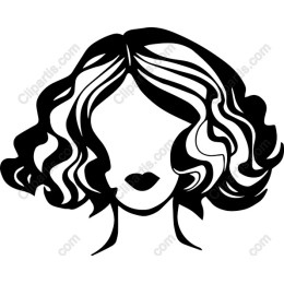Stylish Wavy Hair Woman