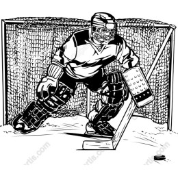 Dynamic Hockey Goalie Ready-to-Play