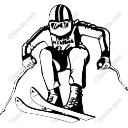 Winter Skier Action