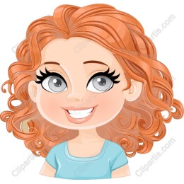 Charming Cartoon Girl