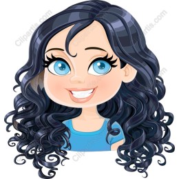 Charming Cartoon Girl