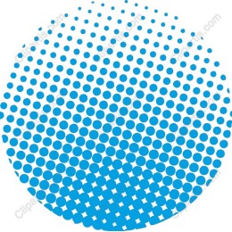 Blue Halftone